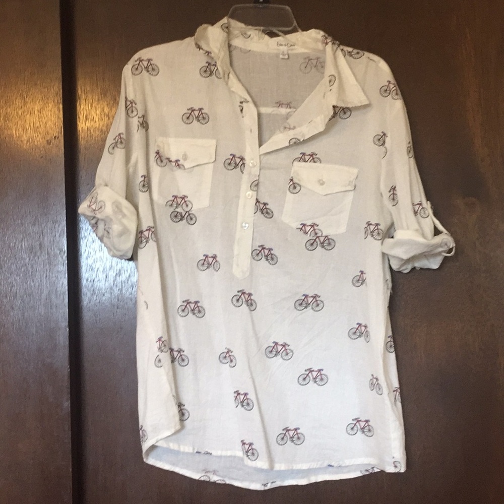 🚲 adorable bike blouse 🚲
